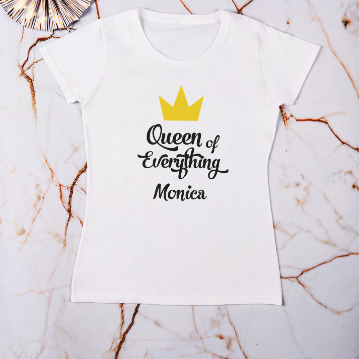 Queen of Everything - T-Shirt mit Aufdruck für Damen